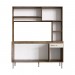 Cozinha Compacta IRM Cassia 4 Portas 1 Gaveta Sem Pia Itaúba/Off White CZ6641