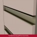 Cozinha Modulada Henn Connect 13 Off White/Duna 100% MDF