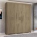 Guarda-Roupa Bambinello Light 6x2 Coimbra 6 Portas 2 Gavetas com Pés Acácia 203007028 