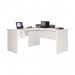 Escrivaninha J&A Em L Taurus 2 Gavetas com Chave Off White 01110