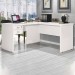 Escrivaninha J&A Em L Taurus 2 Gavetas com Chave Off White 01110