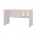 Escrivaninha J&A 120cm Taurus 2 Gavetas com Chave Off White 01109 