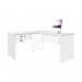 Escrivaninha J&A Em L Taurus 2 Gavetas com Chave Branco 00883 