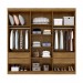 Guarda-Roupa Araplac GR E6000 6 Portas 4 Gavetas Com Espelho Freijó/Baunilha 6000-96/600E