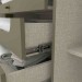Guarda-Roupa Henn Atalaia 6 Portas 6 Gavetas Com Espelho Com Pés Duna/Cristal D218-35/O930-64