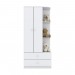 Guarda-Roupa Henn Labirinto 2 Portas 2 Gavetas Branco I117-10