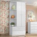 Guarda-Roupa Henn Labirinto 2 Portas 2 Gavetas Branco I117-10