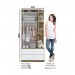 Guarda-Roupa Henn Labirinto 2 Portas 2 Gavetas Rústico/Branco I117-18 