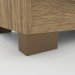 Guarda-Roupa Henn Lara 6 Portas 9 Gavetas Com Espelho Com Pés Rústico D150-94/O914-64