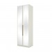 Guarda-Roupa Henn Seletto 2 Portas Com Espelho Flex (Cabideiro ou Prateleiras) Areia MC09-133 100% MDF