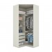 Guarda-Roupa Henn Seletto Canto Closet 2 Portas 3 Gavetas Com Espelho Areia MC06-133 100% MDF