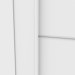 Guarda-Roupa Henn Silver 3 Portas de Correr 2 Gavetas Com Espelho Com Pés Branco D210-10