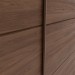 Guarda-Roupa Henn Valência 2 Portas de Correr 6 Gavetas Com 2 Kits Espelhos Com Pés Castanho D288-130/O964-64