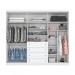 Guarda-Roupa Henn Veneza 6 Portas 4 Gavetas Branco HP D285-05