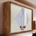 Guarda-Roupa Móveis Europa Santorini 2 Portas de Correr 4 Gavetas Com Espelho Braúna/Off White 100% MDF 15350.192