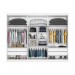Guarda-Roupa Made Marcs Alba 6 Portas 4 Gavetas Com Espelho Branco Acetinado 100% MDF 8395.107