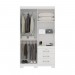Guarda-Roupa Santos Andirá Plus 4 Portas 3 Gavetas Com Pés Branco/Branco 109866P 