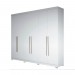Guarda-Roupa Santos Andirá Versalhes 6 Portas 4 Gavetas Com Pés Branco/Branco 148566P