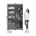 Guarda-Roupa Henn Caju 4 Portas 3 Gavetas Com Espelho Com Pés Castanho HP/Off White D135-138/O914-64