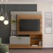 Home Linea Brasil Alagoas Para TV até 50" Amêndoa/Titanio 810002033/205859
