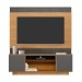 Home Linea Brasil Barretos Para TV até 75" Nature/Chumbo 810002038/207063