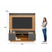 Home Linea Brasil Barretos Para TV até 75" Nature/Chumbo 810002038/207063