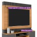 Home Linea Brasil Barretos Para TV até 75" Nature/Chumbo 810002038/207063