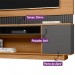 Home Linea Brasil Barretos Para TV até 75" Nature/Chumbo 810002038/207063
