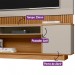 Home Linea Brasil Barretos Para TV até 75" Nature/Off White 810002038/207039