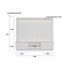 Home Linea Brasil Guararapes Para TV até 75" Com LED Ripado Nature/Chumbo 810010174/207063