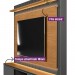 Home Linea Brasil Guararapes Para TV até 75" Com LED Ripado Nature/Chumbo 810010174/207063