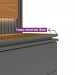 Home Linea Brasil Guararapes Para TV até 75" Com LED Ripado Nature/Chumbo 810010174/207063