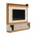 Home Linea Brasil Guararapes Para TV até 75" Com LED Ripado Nature/Off White/Petra Flex 810010174/207039