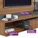 Home Linea Brasil Maceió Para TV até 70" Com LED Amêndoa/Chumbo 810002032/205863