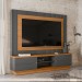 Home Linea Brasil Maringá Para TV até 70" Nature/Chumbo 8100022037/207063