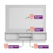 Home Linea Brasil Maringá Para TV até 70" Nature/Chumbo 8100022037/207063
