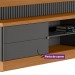 Home Linea Brasil Maringá Para TV até 70" Nature/Chumbo 8100022037/207063