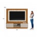 Home Linea Brasil Maringá Para TV até 70" Nature/Petra/Off White Flex 8100022037/207039