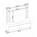 Home Theater Notável NT 1080 para TV até 55 Polegadas Off White/Nogal Trend
