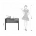 Mesa Notável Office NT 2000 90cm 1 Gaveta Branco New