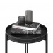 Mesa de Canto Linea Brasil Mônaco Couro Preto TX 810011006-207676