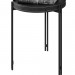 Mesa de Canto Linea Brasil Mônaco Couro Preto TX 810011006-207676