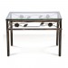 Mesa de Centro Decorlidi 40x40x60cm Ouro Envelhecido MC009 