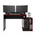 Mesa Gamer Albatroz Play Preto Fosco Liso/Vermelho 2105.211 