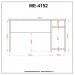 Mesa Gamer Tecno Mobili 136cm 1 Prateleira Espaço Para 2 Monitores Preto/Vermelho ME4152