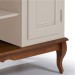 Mesa Ilha Cozinha Linz 2 Portas 1 Gaveta Hannover Laca Off White/Imbuia Glazer 60705 (090C/024B)