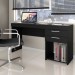 Mesa Notável Office 121cm 2 Gavetas Preto