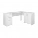 Mesa Notável Office Canto NT 2005 90cm 3 Portas 2 Gavetas Branco New