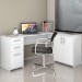 Mesa Notável Office Canto NT 2005 90cm 3 Portas 2 Gavetas Branco New