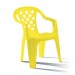 Cadeira Pisani Giorgia Plástica Amarelo 